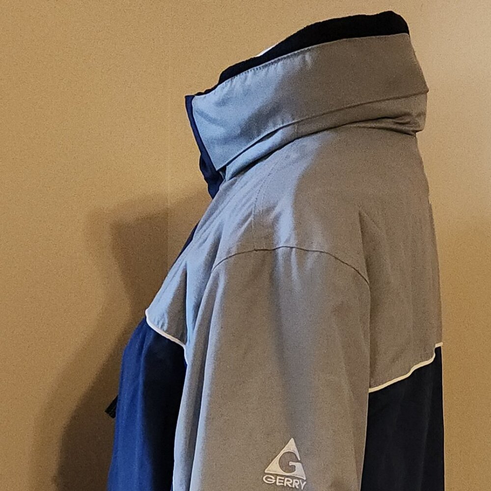 Gerry 3-in-1 Coat: Hooded Shell, Reversible Fleece Jacket Lining, Men's Medium - Picture 7 of 16